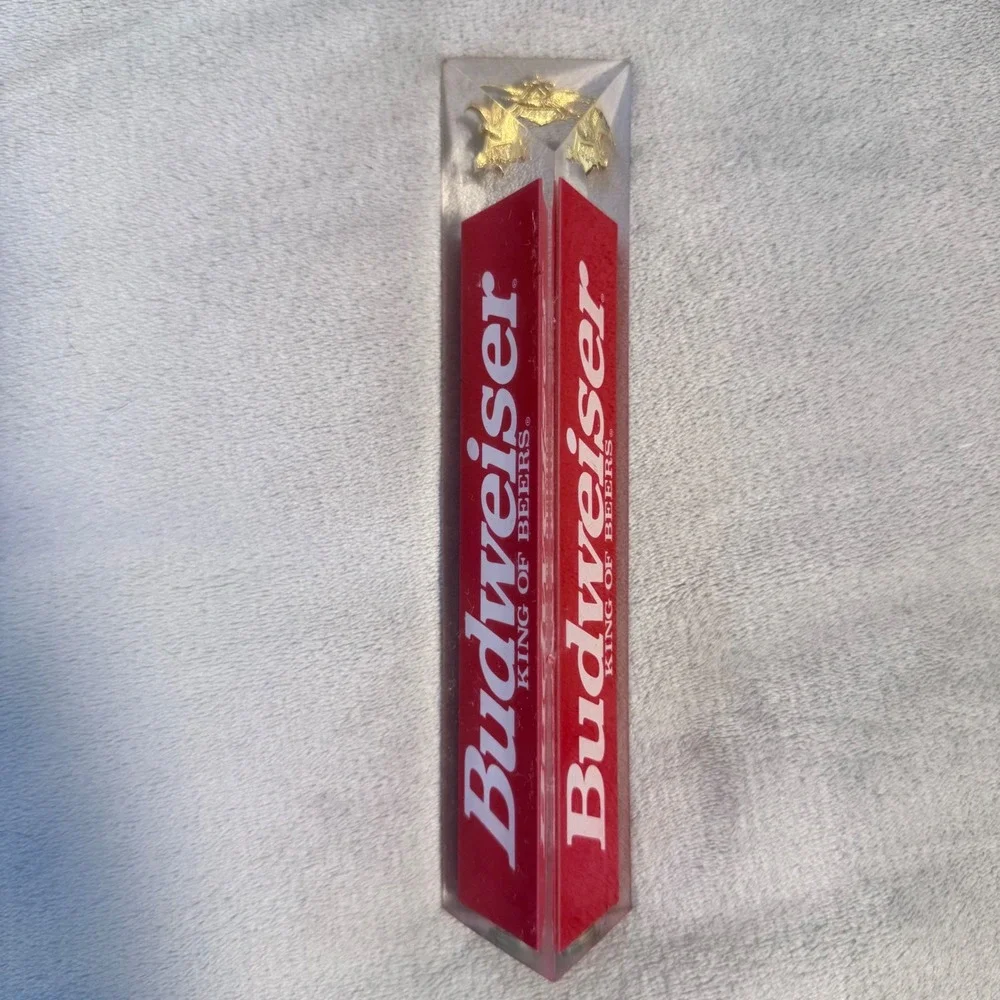 Vintage Budweiser Obelisk Lucite‎ Tap Handle Eagle A King Of Beers 8